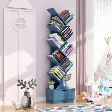 Tree-shape Wooden Book Shelf