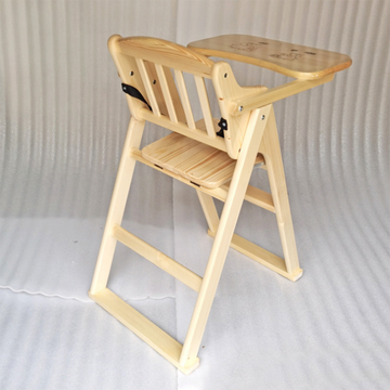 High Wooden Baby Dining Chairs